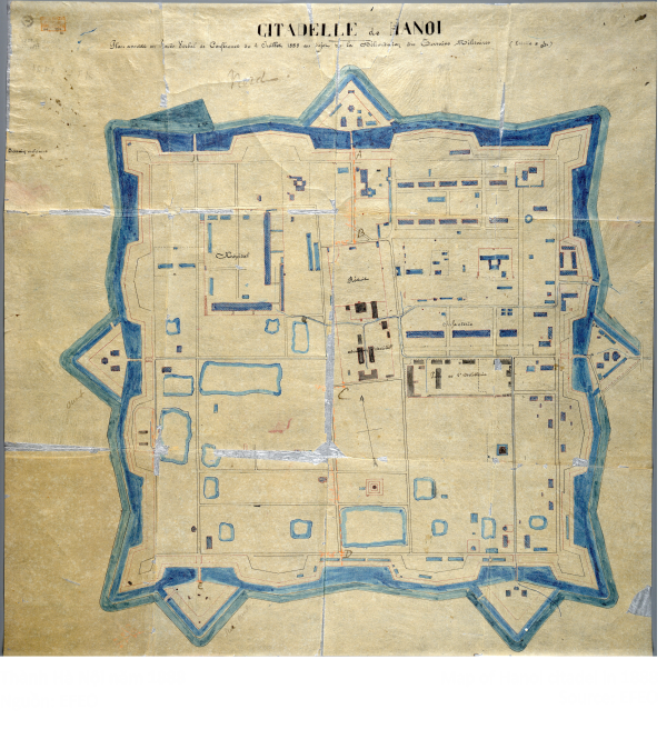 Bản đồ Hà Nội, năm 1888